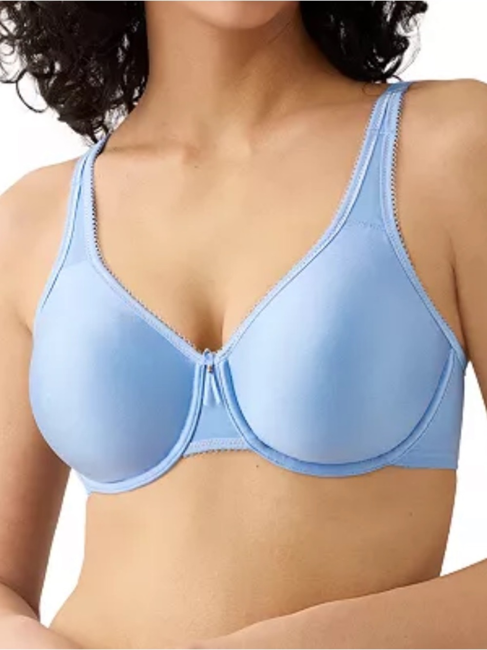 •Wacoal 34D Blue Basic Beauty Spacer T-Shirt Bra! NEW!